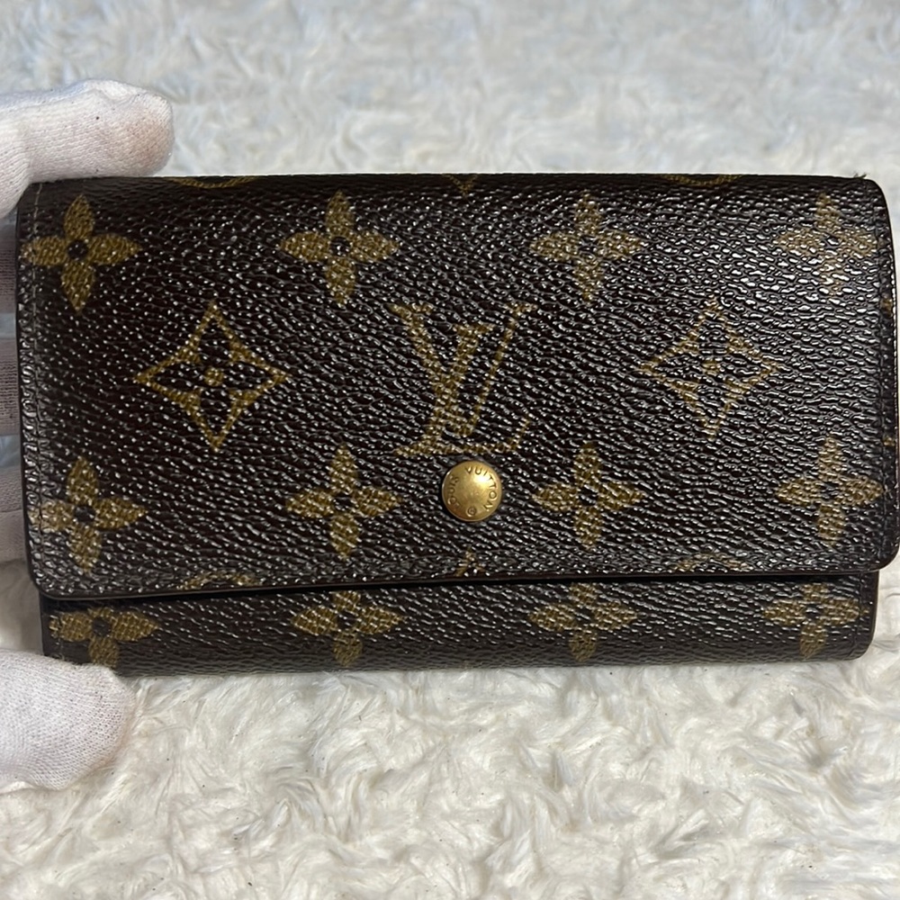 Vintage LV Monogram Porte-Monnaie Tresor Wallet